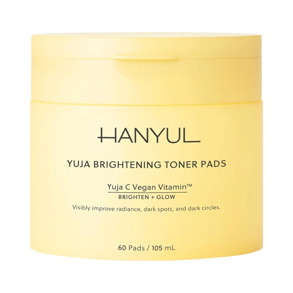 NWT Hanyul Yuja Brightening Toner Pads with Vitamin C and Niacinamide